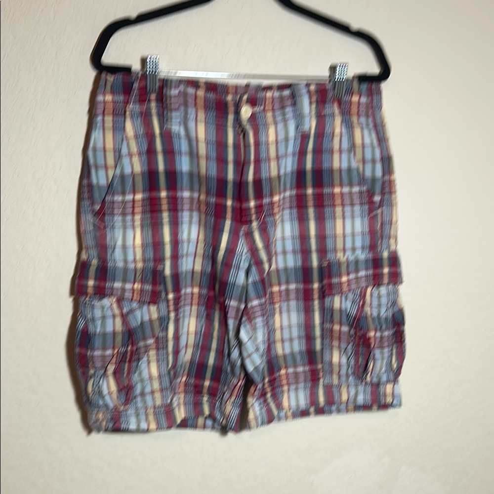 Polo by Ralph Lauren Red and Blue Cargo Shorts